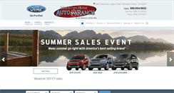 Desktop Screenshot of mountainhomeford.net